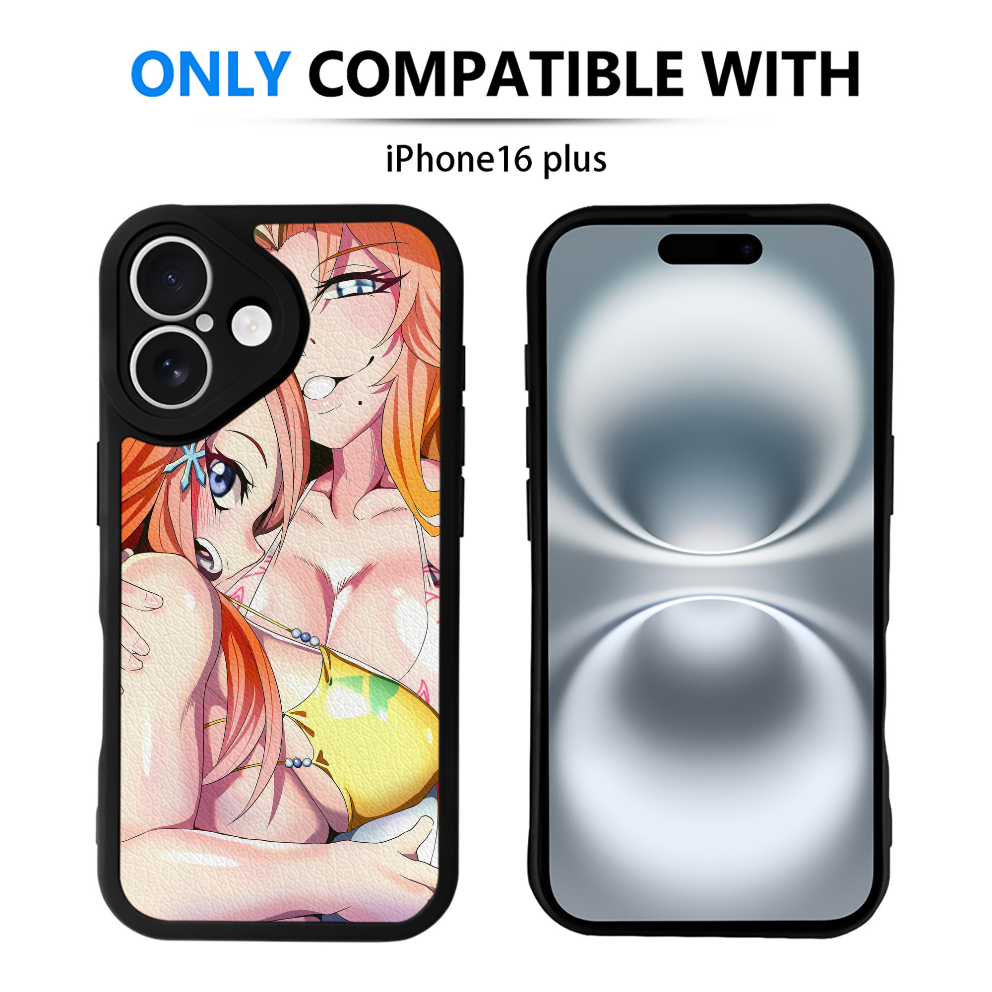 （画像用） ブリーチ BLEACH 【iPhone 16シリーズ対応】シリコンスマホケース（レザー調） 材質：シリコン